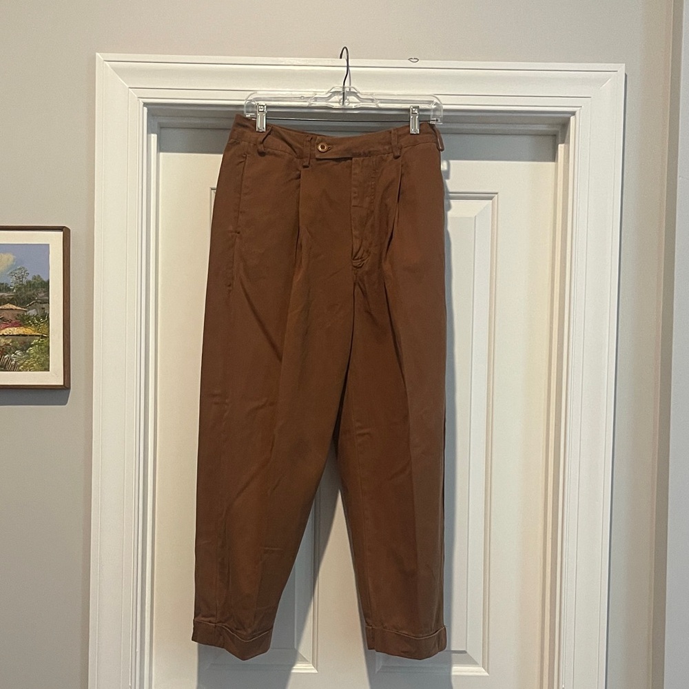 Free People Tan Trousers Size 8